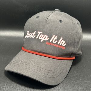 Happy Gilmore Just Tap It In Hat Men’s Adjustable Black Snap Back